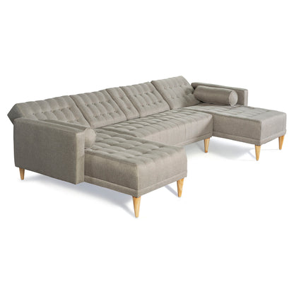 Sala Modular Doble Chaise Brandon Gris