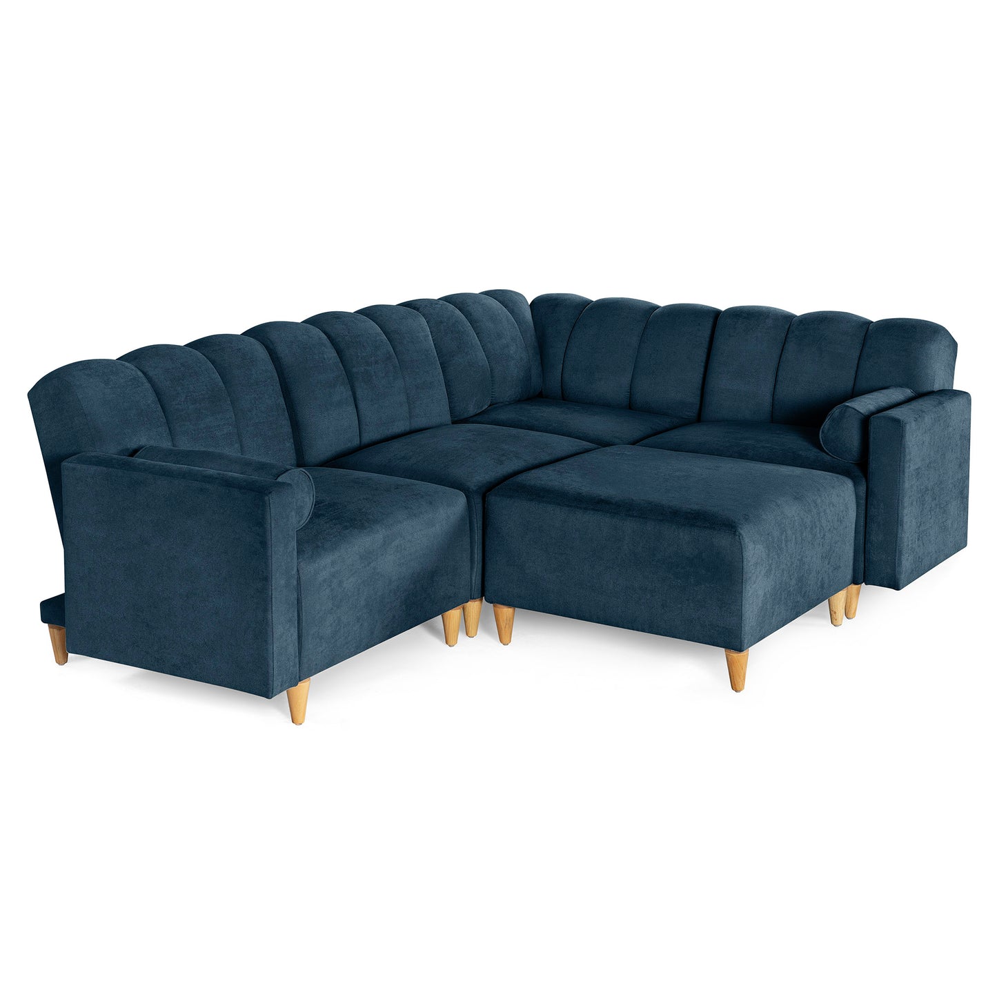 Sala Modular Kieran de 5 modulos Color Azul