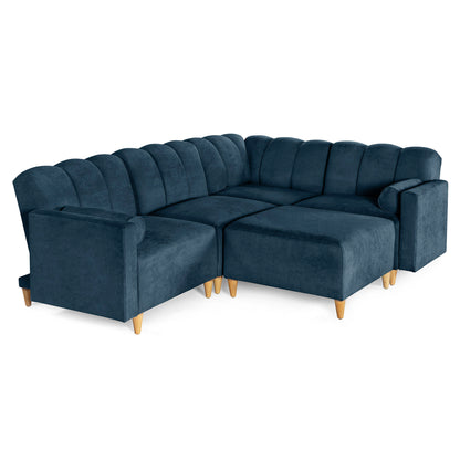 Sala Modular Kieran de 5 modulos Color Azul