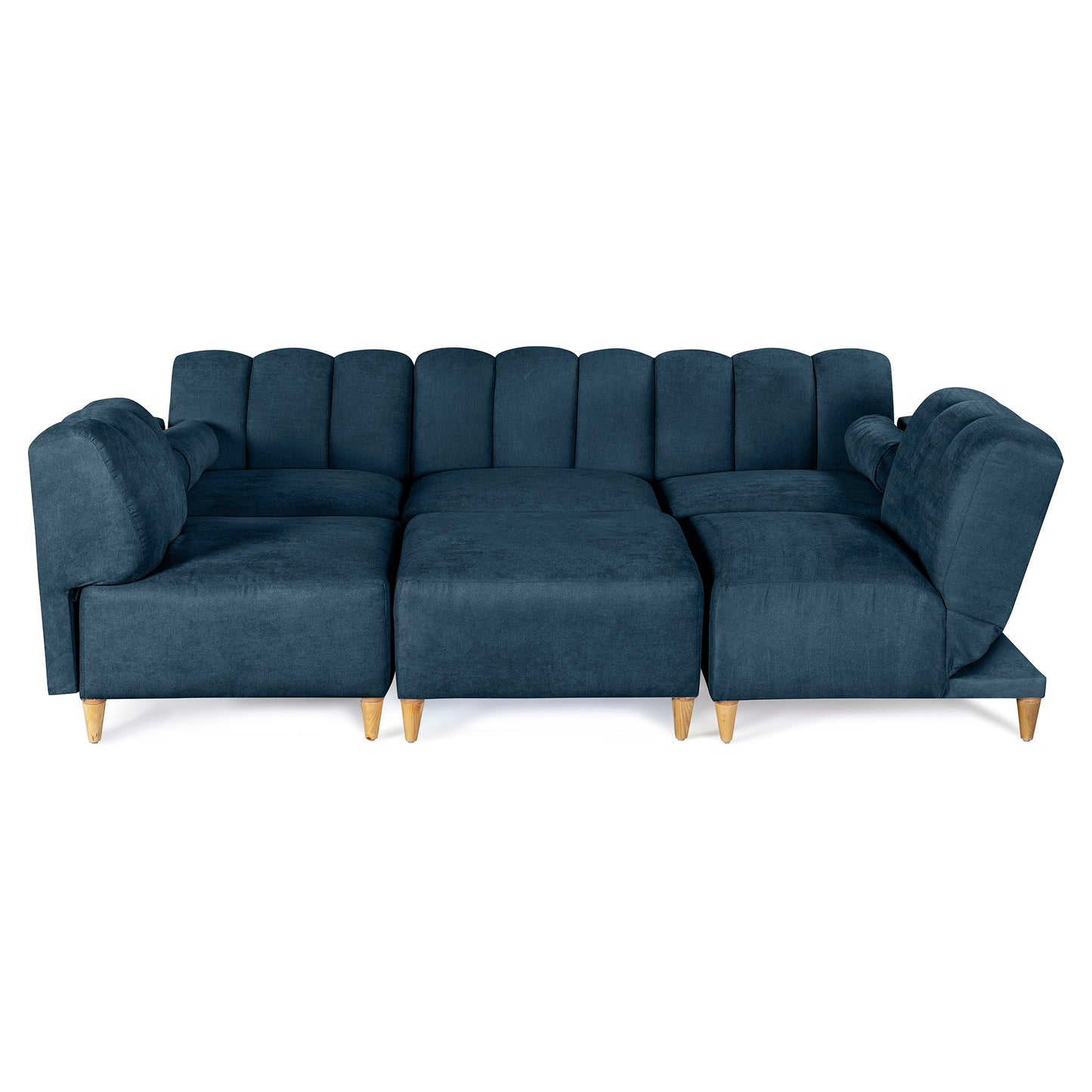 Sala Modular Kieran de 6 modulos Color Azul