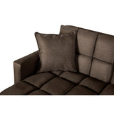 Sala Modular Doble Chaise Travis Color Chocolate