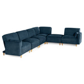 Sala Modular de 6 modulos Zavian Color Azul