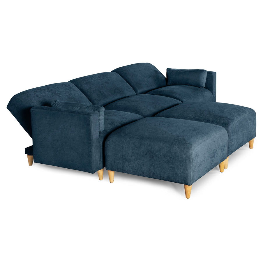 Sala Modular de 5 modulos Zavian Color Azul