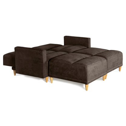 Sala modular Avalon de 4 modulos Color Chocolate