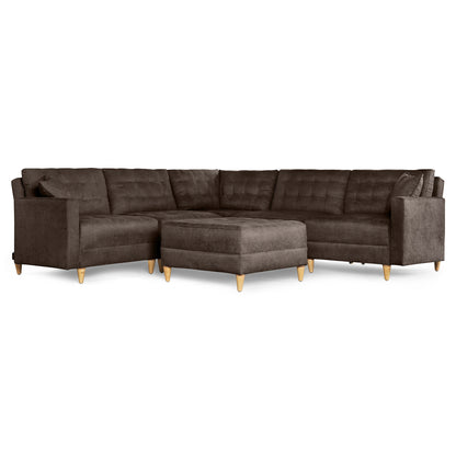 Sala Modular Godric de 6 modulos Color Chocolate