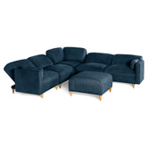 Sala Modular de 6 modulos Zavian Color Azul