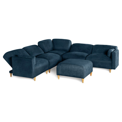 Sala Modular de 6 modulos Zavian Color Azul