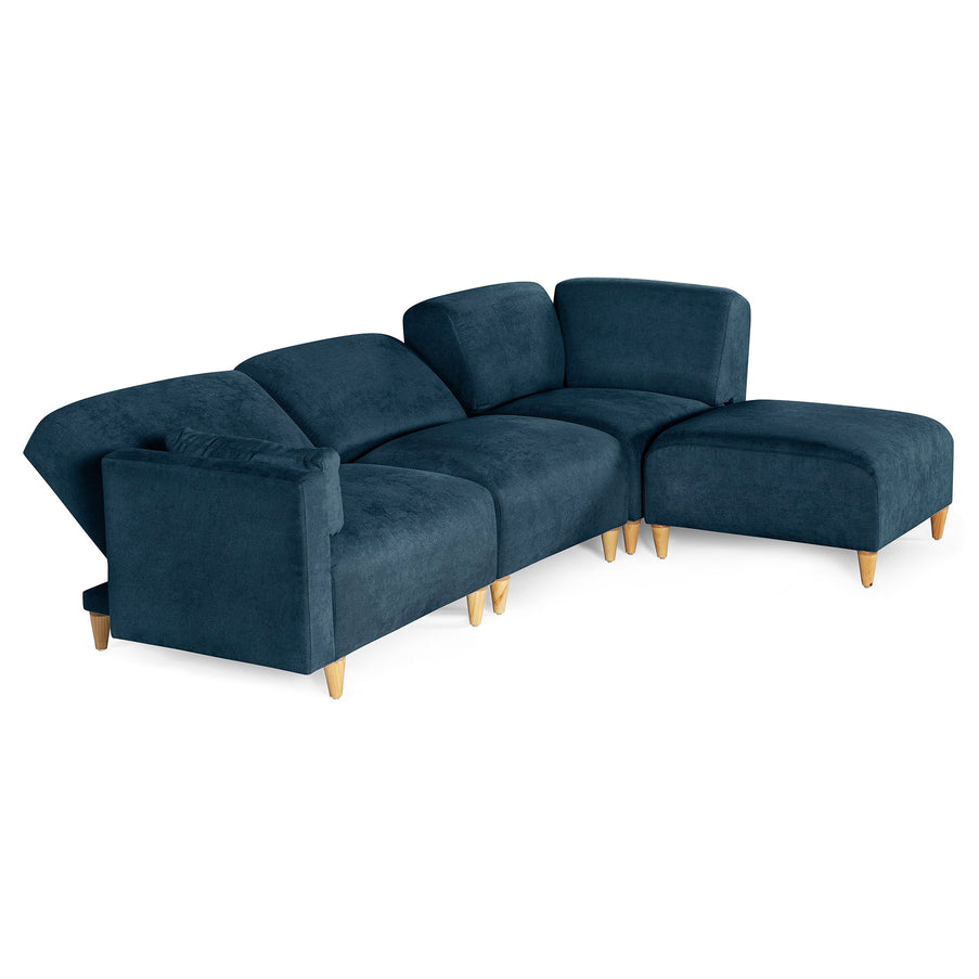 Sala Modular de 4 modulos Zavian Color Azul