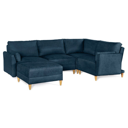 Sala modular Everyn de 5 modulos Color Azul