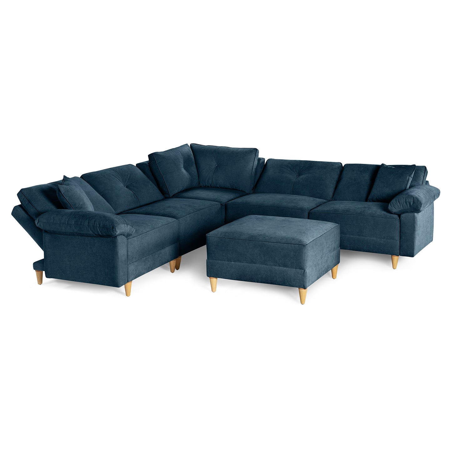 Sala Modular Maristella De 6 modulos Color Azul