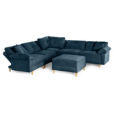 Sala Modular Maristella De 6 modulos Color Azul