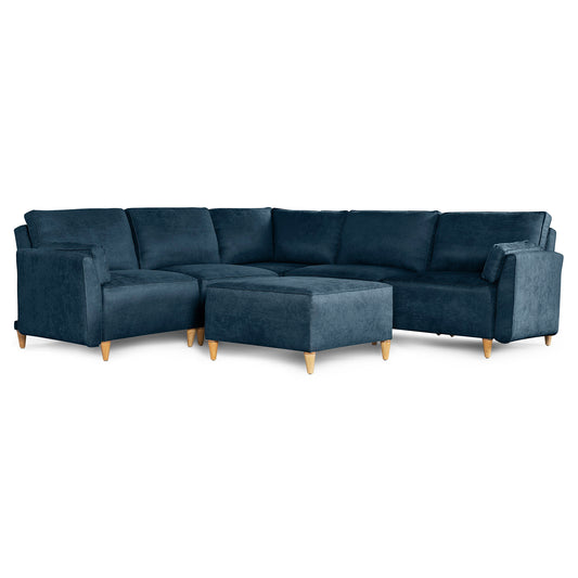 Sala modular Morelli de 6 modulos Color Azul