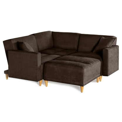 Sala modular Avalon de 4 modulos Color Chocolate