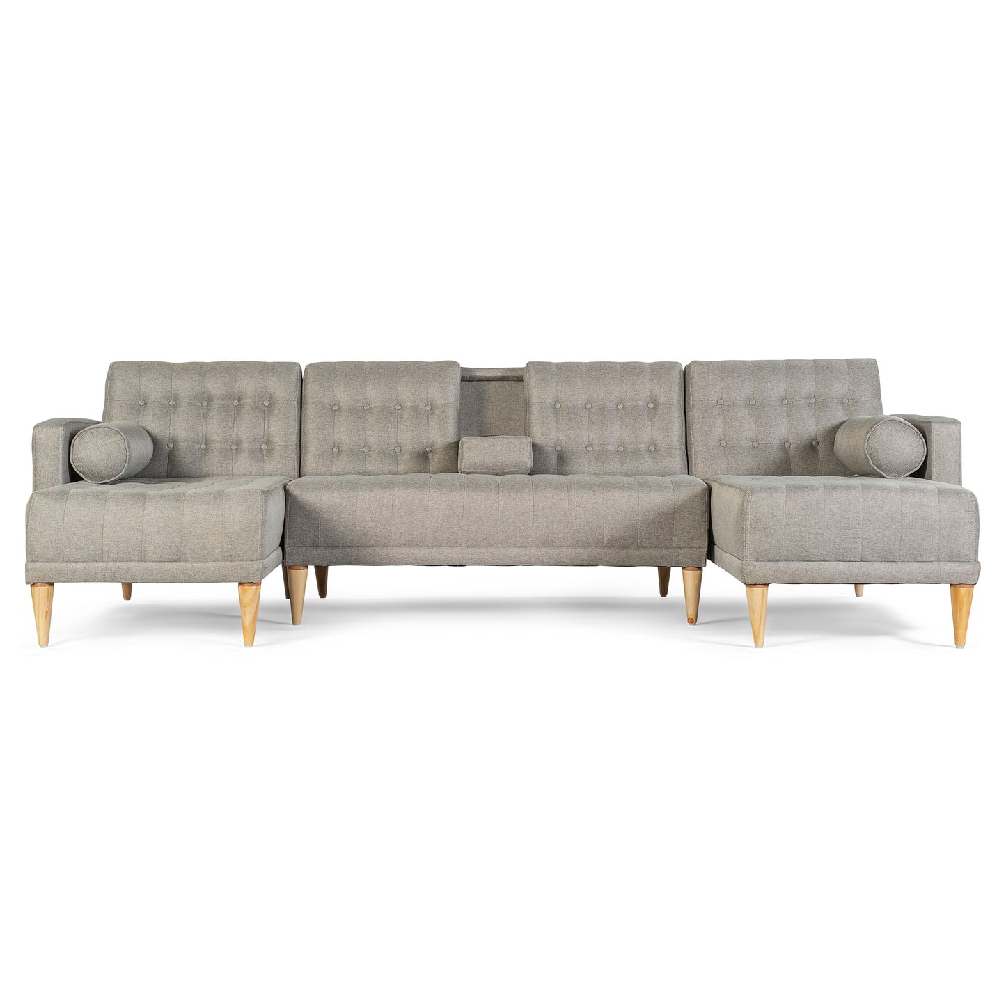 Sala Modular Doble Chaise Brandon Gris