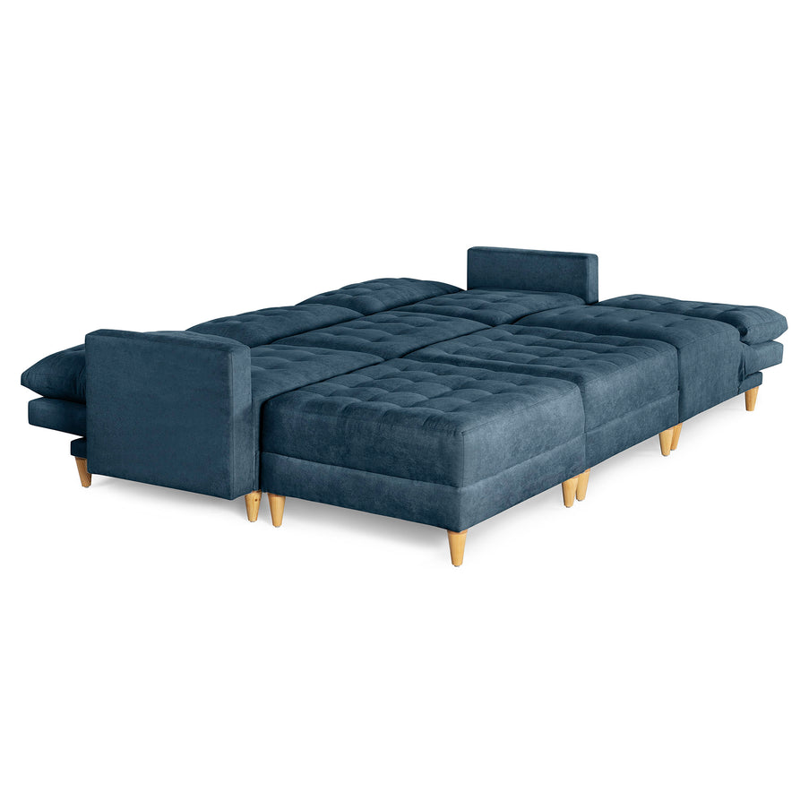 Sala Modular Godric de 6 modulos Color Azul