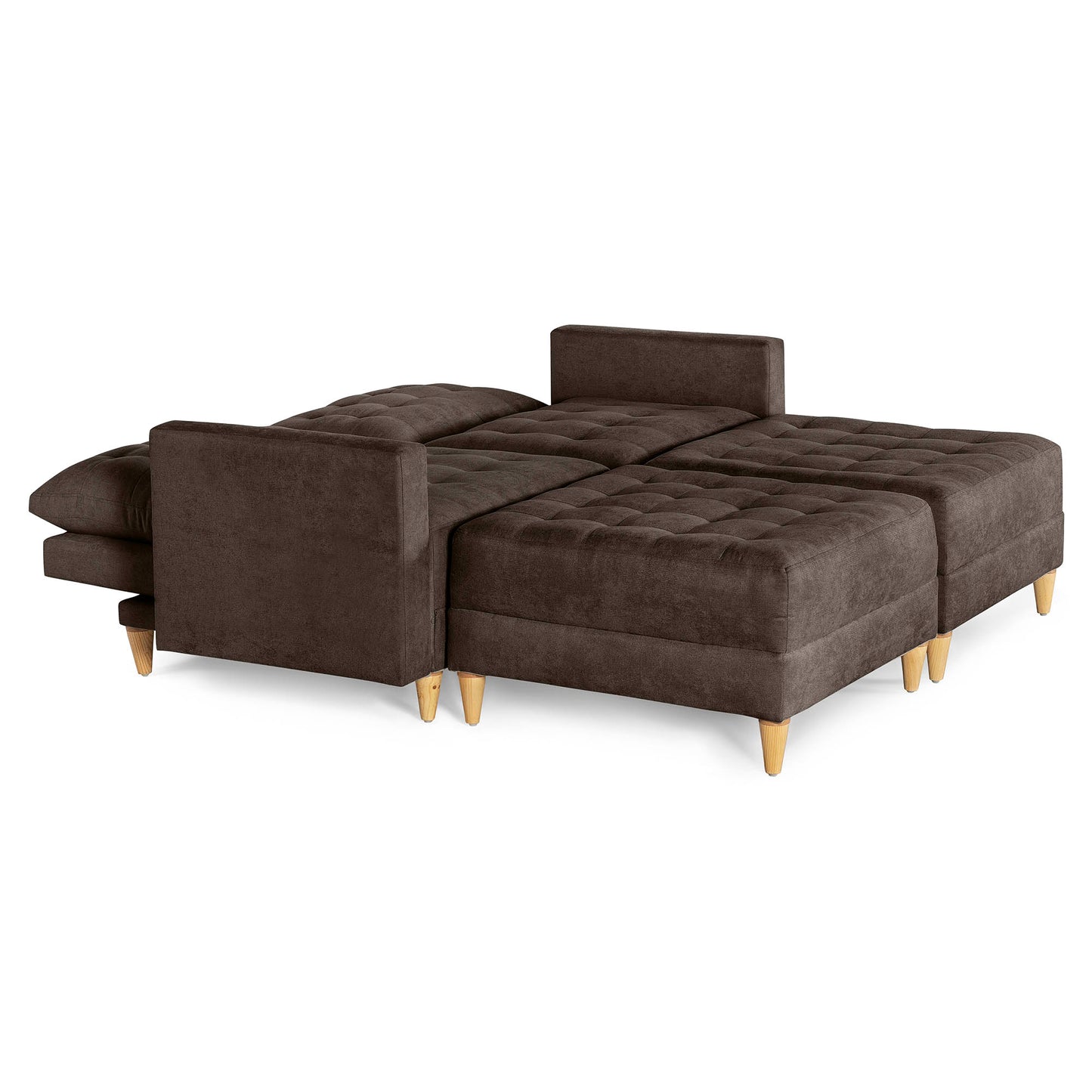 Sala Modular Godric de 4 modulos Color Chocolate