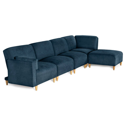 Sala Modular de 5 modulos Zavian Color Azul