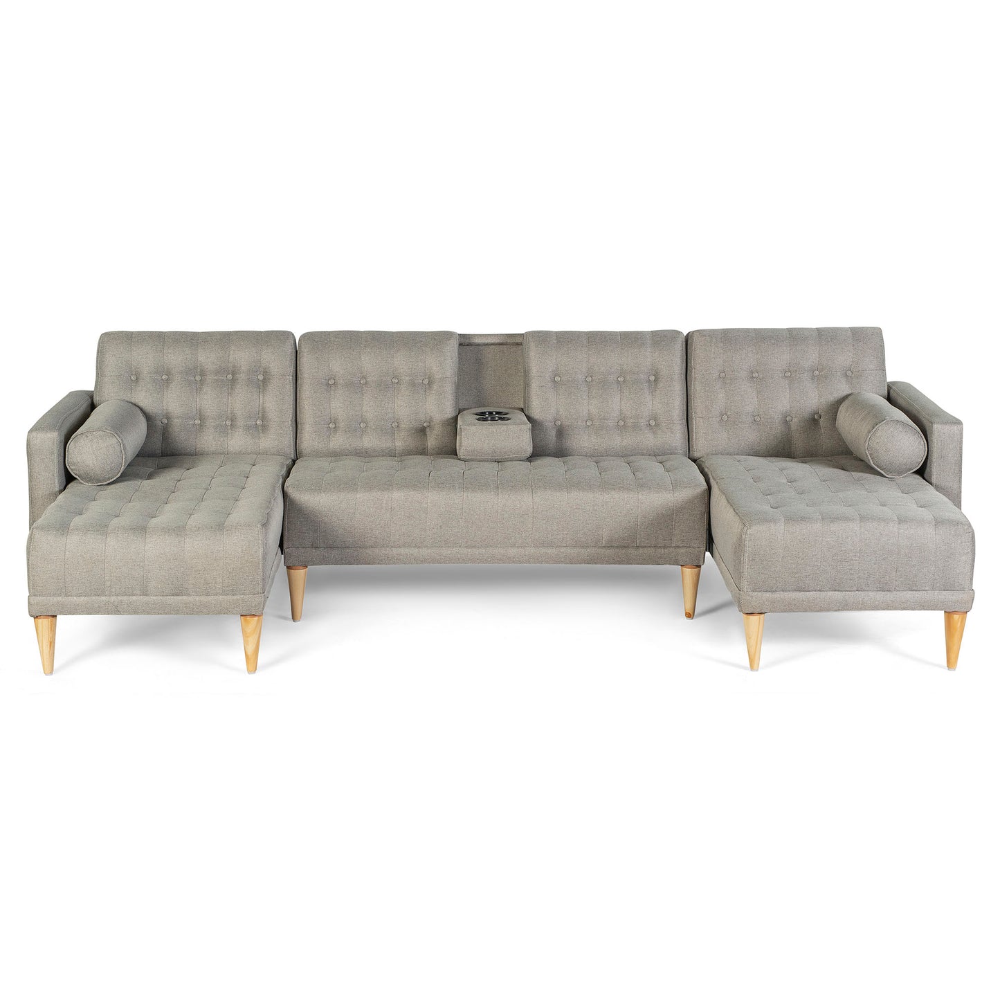 Sala Modular Doble Chaise Brandon Gris