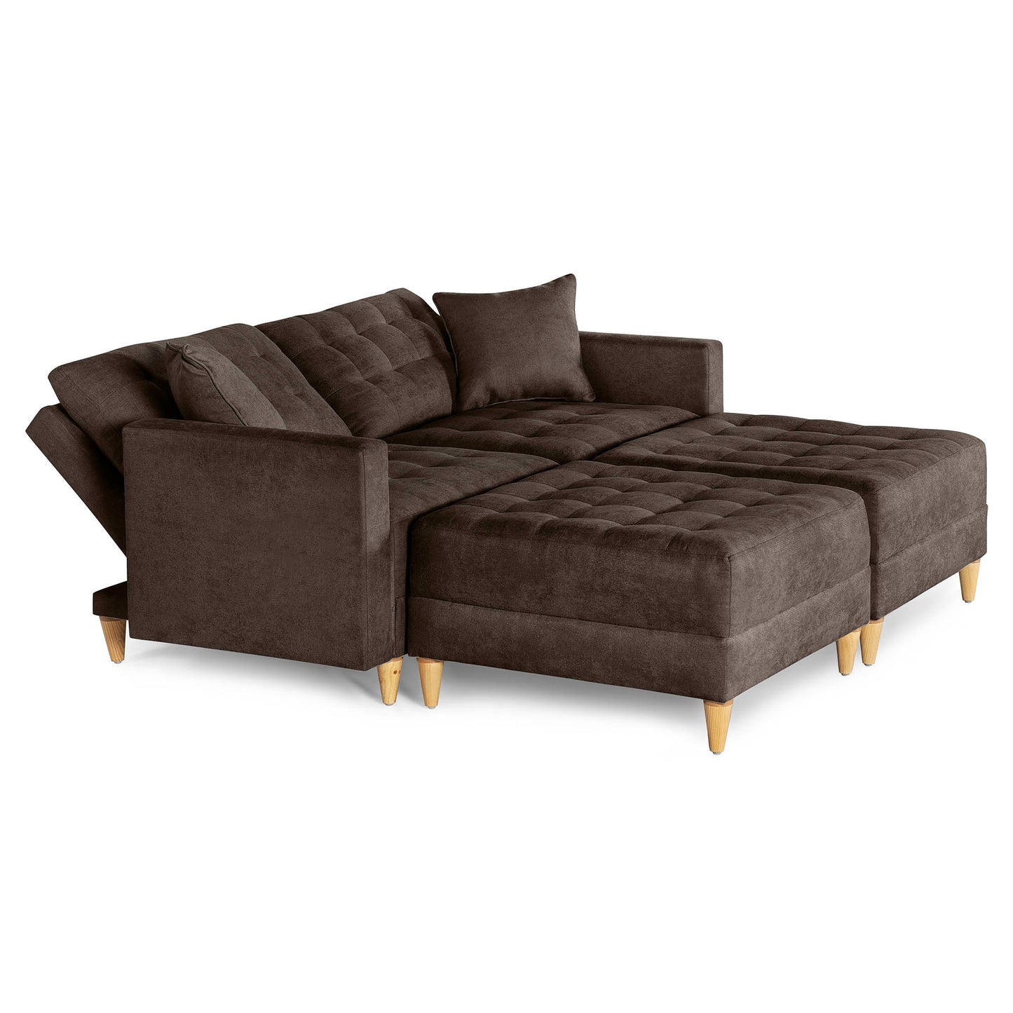 Sala Modular Godric de 4 modulos Color Chocolate