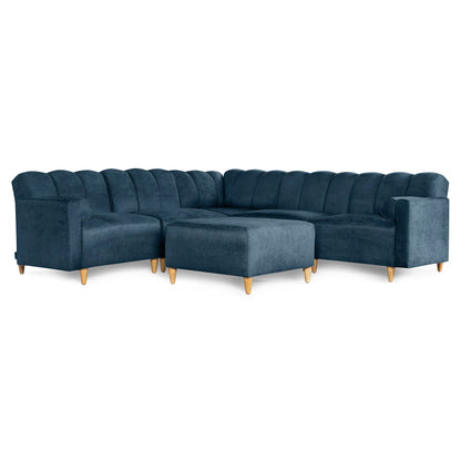 Sala Modular Kieran de 6 modulos Color Azul