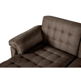 Sala Modular Doble Chaise Barker Color Chocolate