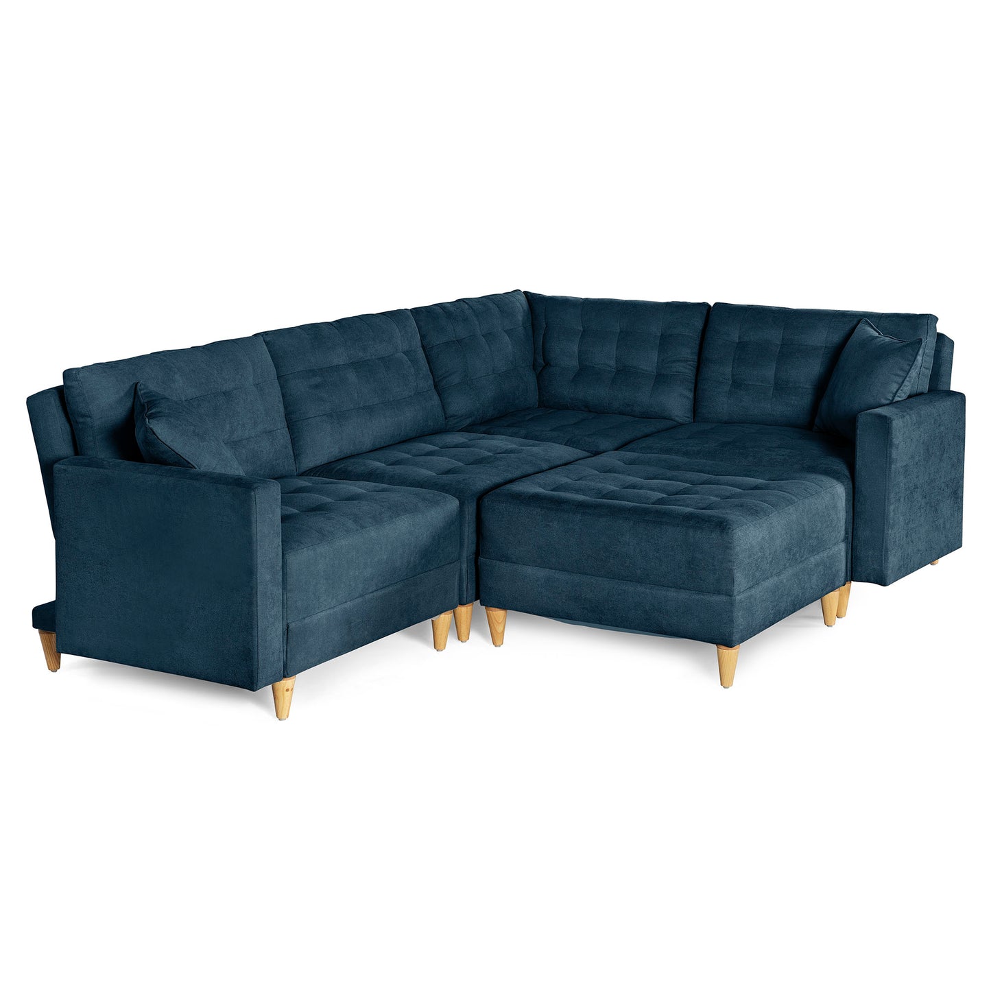 Sala Modular Godric de 5 modulos Color Azul