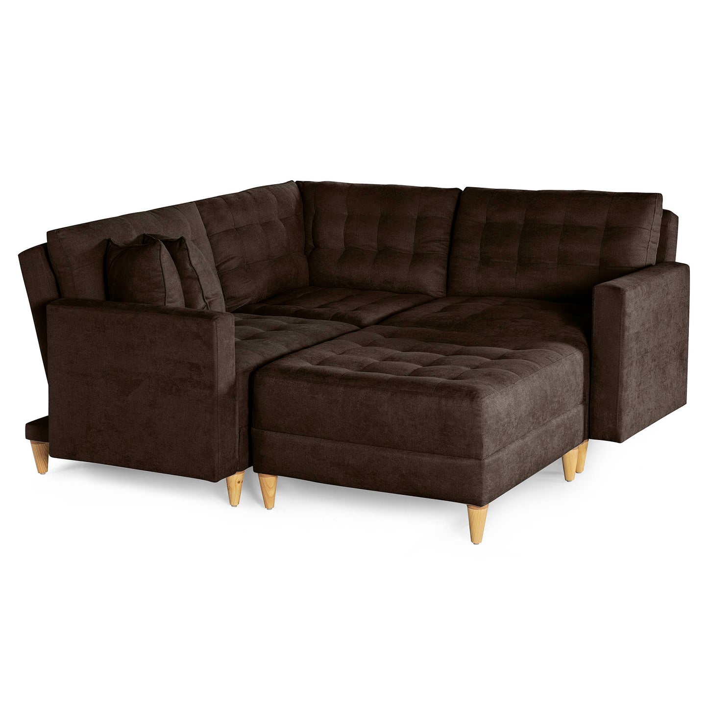 Sala Modular Godric de 4 modulos Color Chocolate