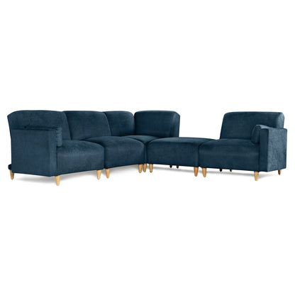 Sala Modular de 5 modulos Zavian Color Azul