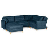 Sala Modular Godric de 5 modulos Color Azul