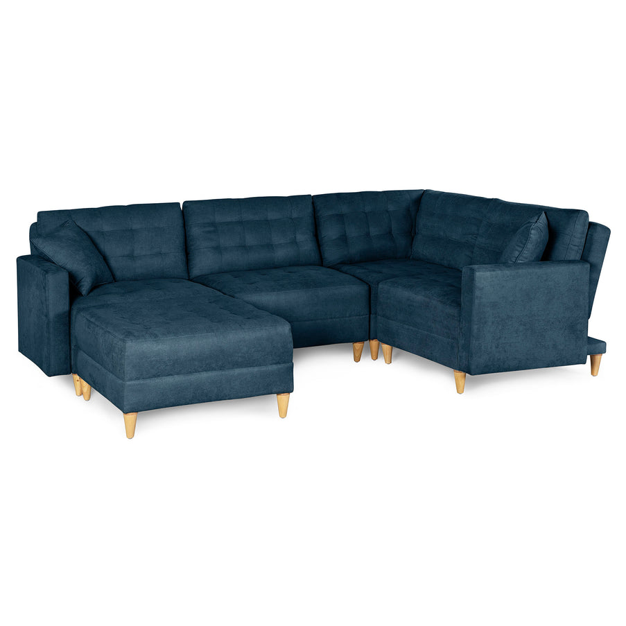 Sala Modular Godric de 5 modulos Color Azul