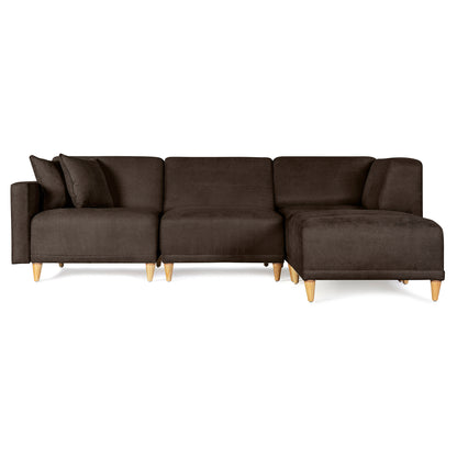 Sala modular Avalon de 4 modulos Color Chocolate