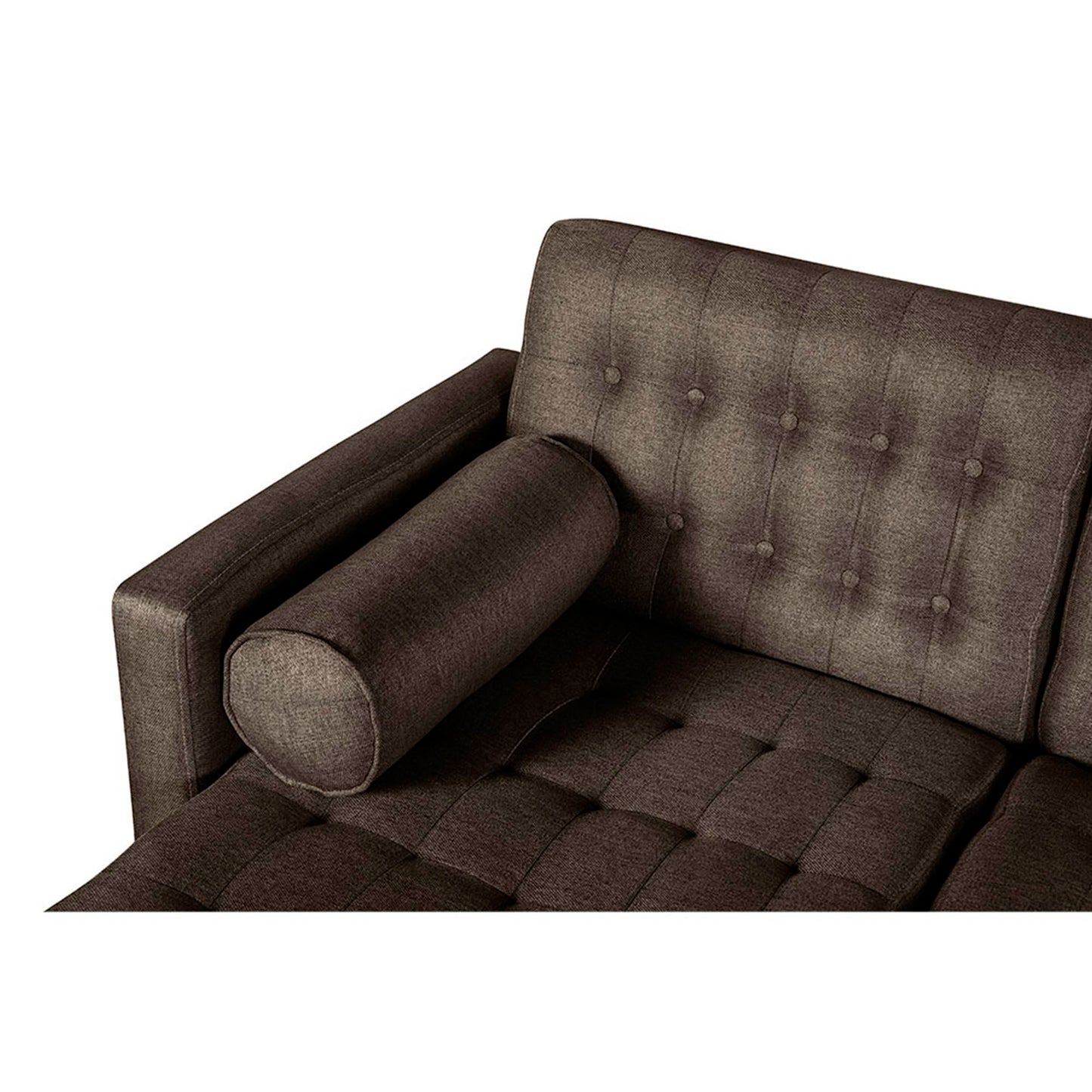 Sala Modular Doble Chaise Brandon Chocolate