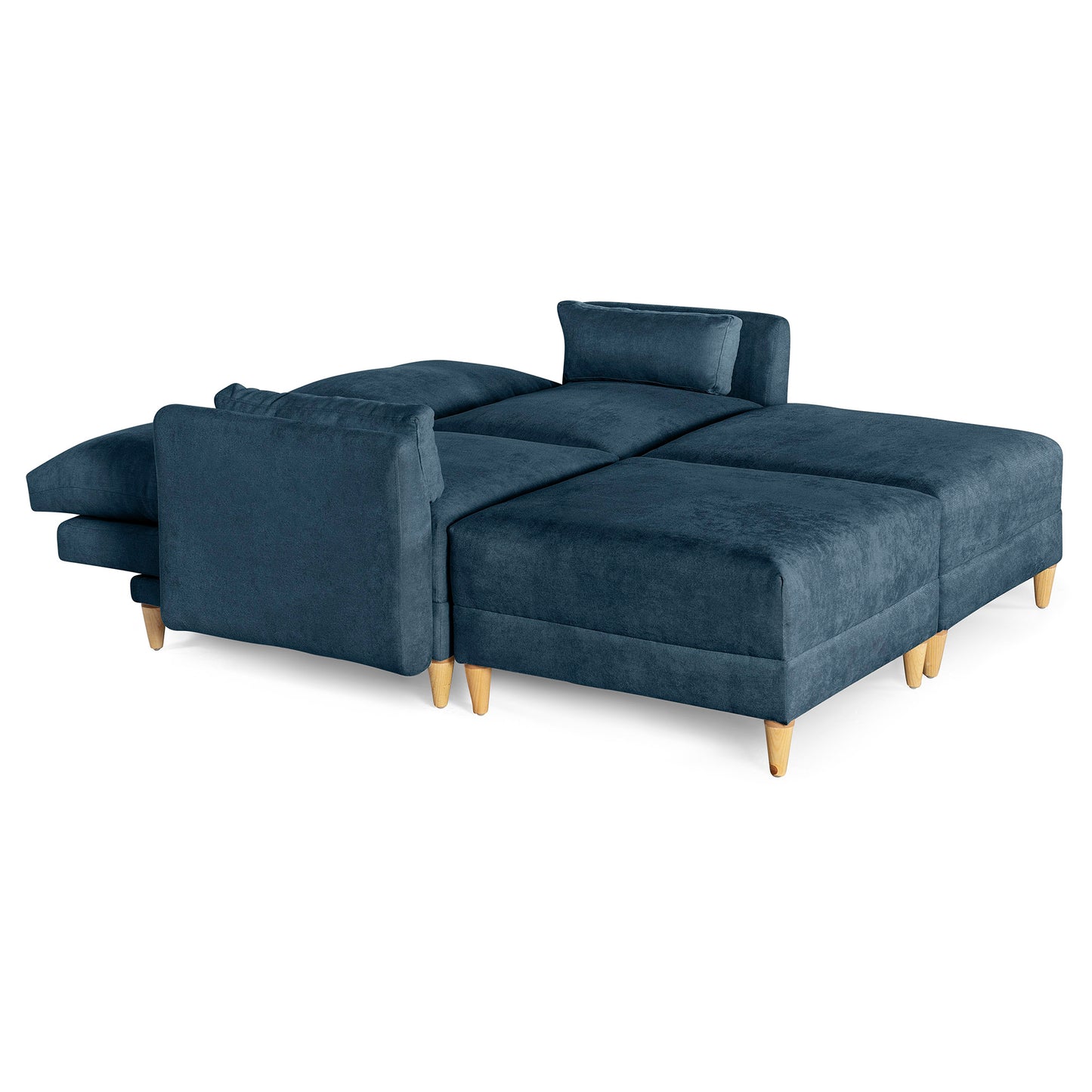 Sala modular Everyn 4 modulos Color Azul