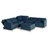 Sala Modular Godric de 6 modulos Color Azul