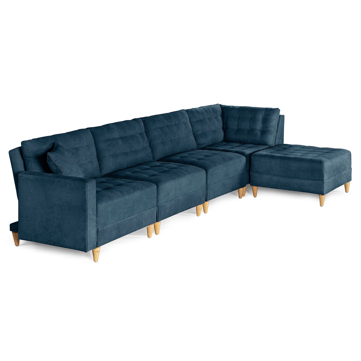 Sala Modular Godric de 5 modulos Color Azul