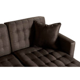Sala Modular Doble Chaise Marietta Color Chocolate