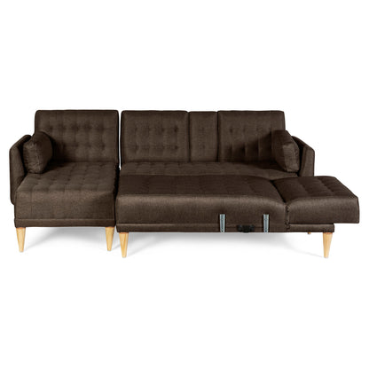 Sala Modular Doble Chaise Boyd Color Chocolate