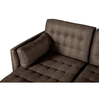 Sala Modular Doble Chaise Boyd Color Chocolate