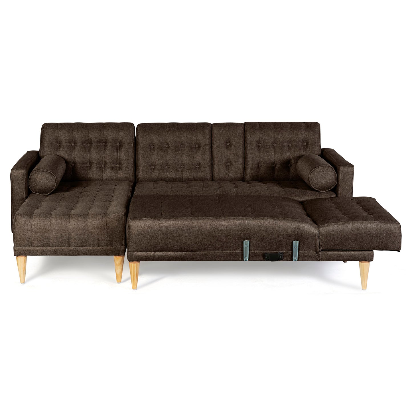 Sala Modular Doble Chaise Brandon Chocolate