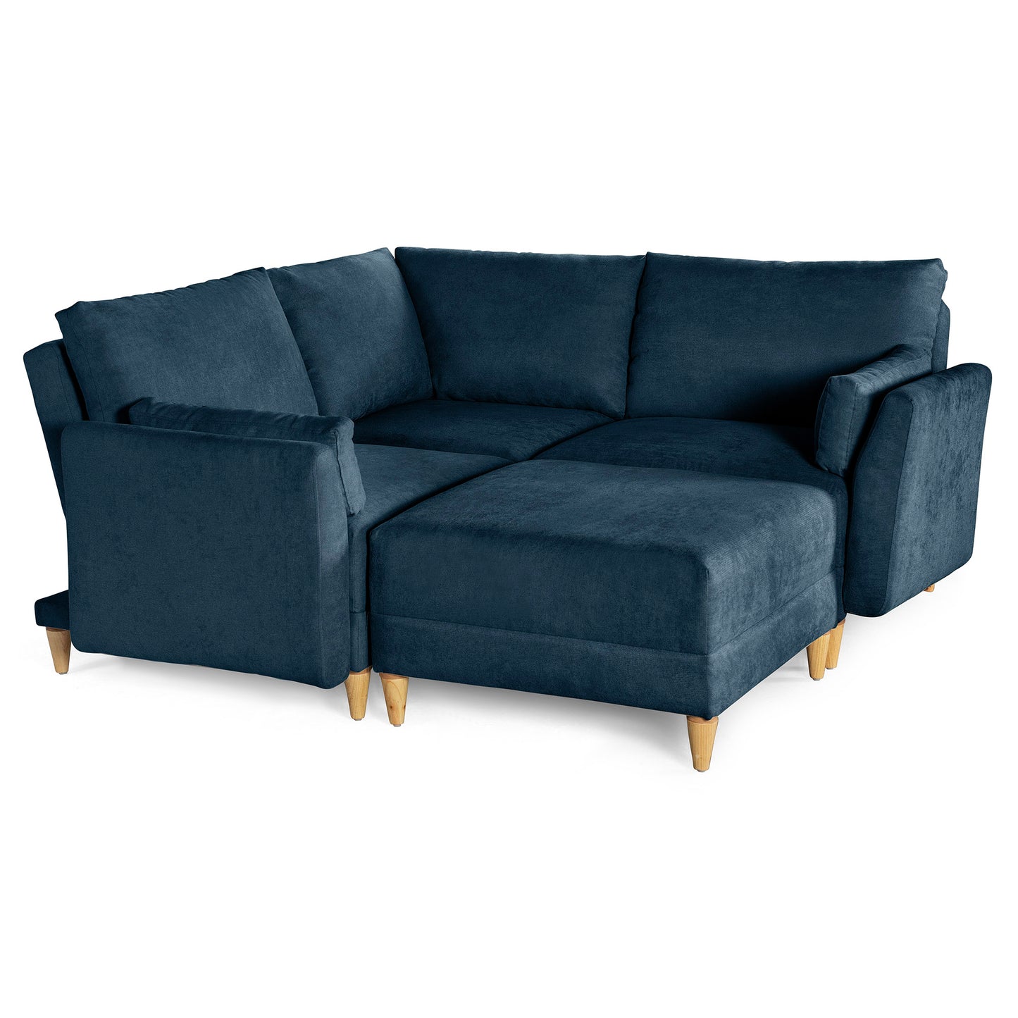Sala modular Everyn 4 modulos Color Azul