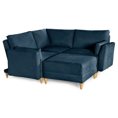Sala modular Everyn 4 modulos Color Azul