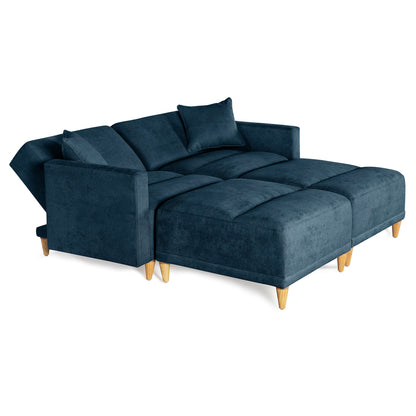 Sala modular Avalon de 4 modulos Color Azul