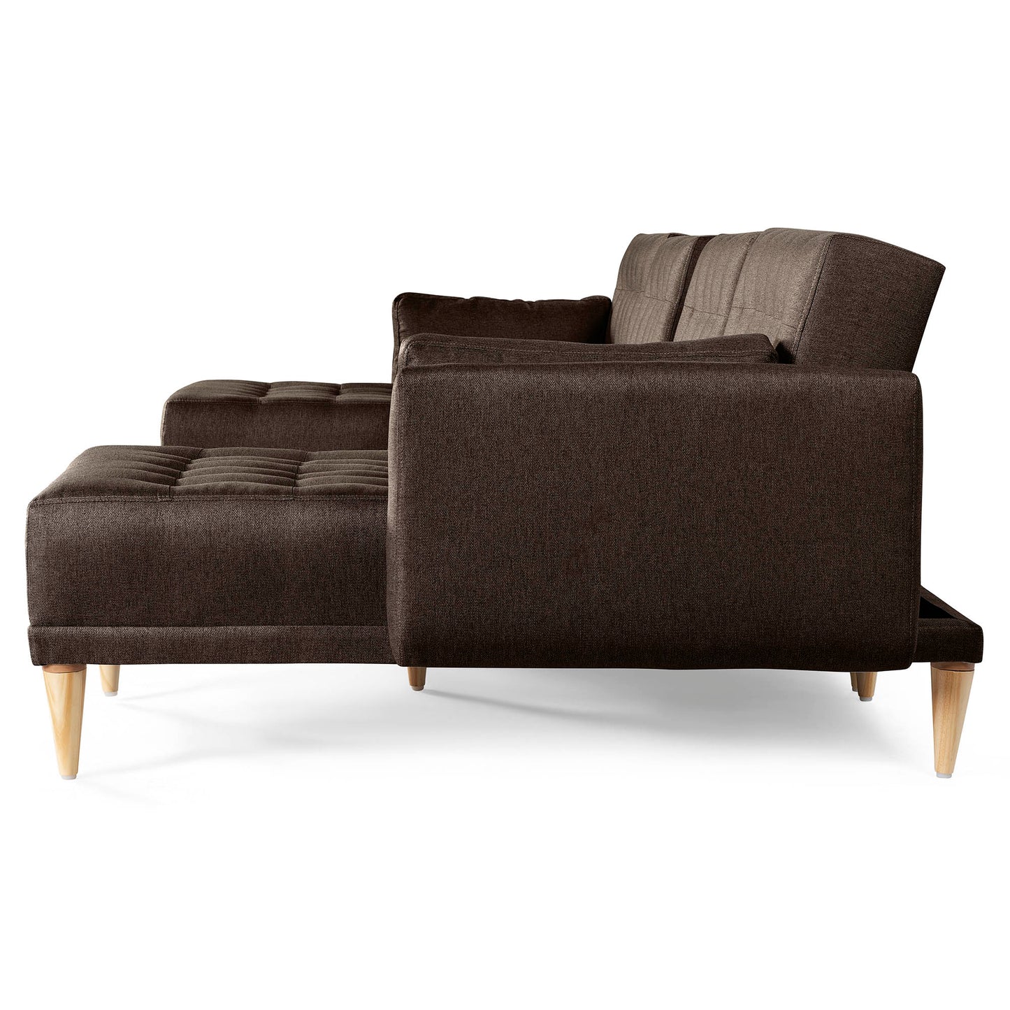 Sala Modular Doble Chaise Boyd Color Chocolate