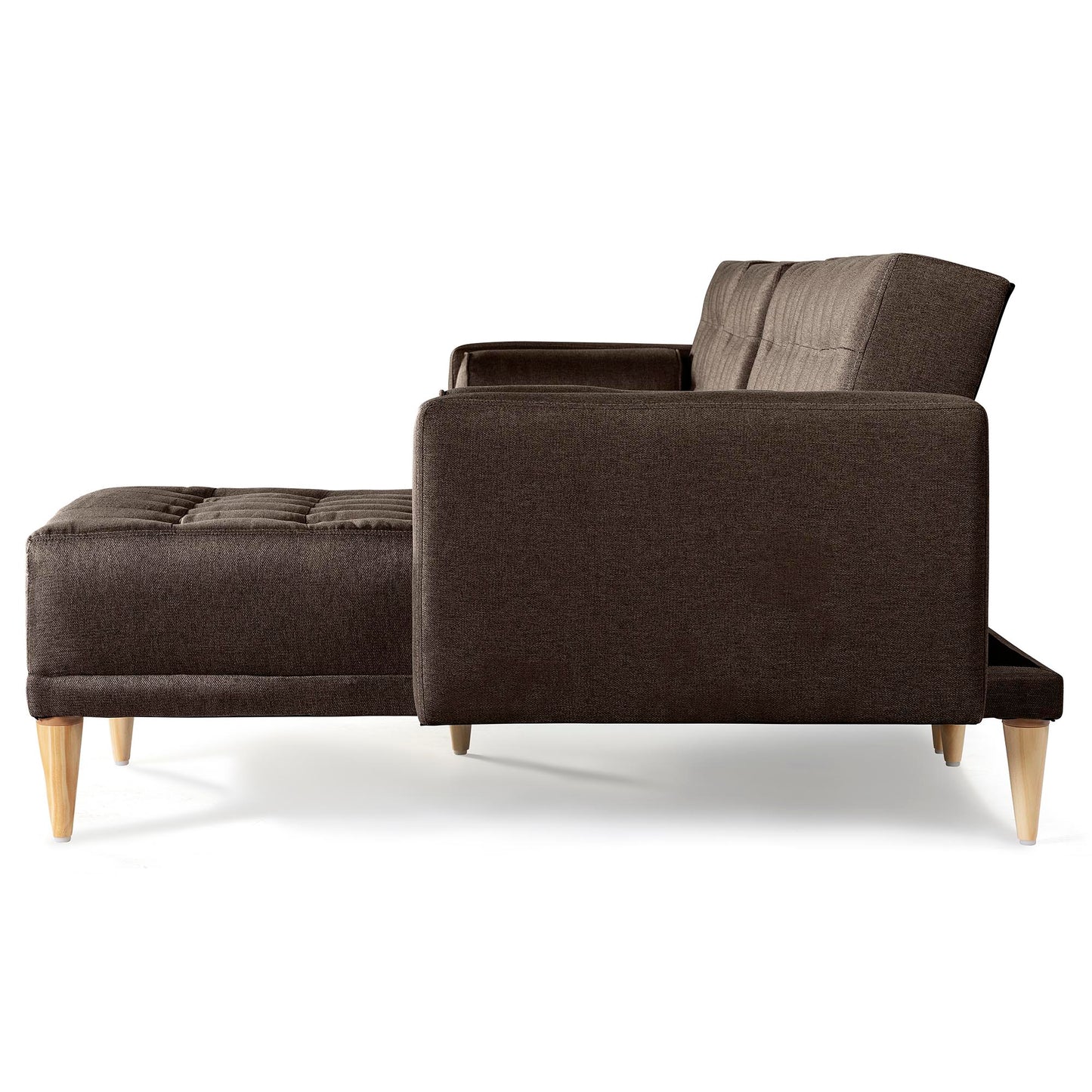 Sala Modular Doble Chaise Brandon Chocolate