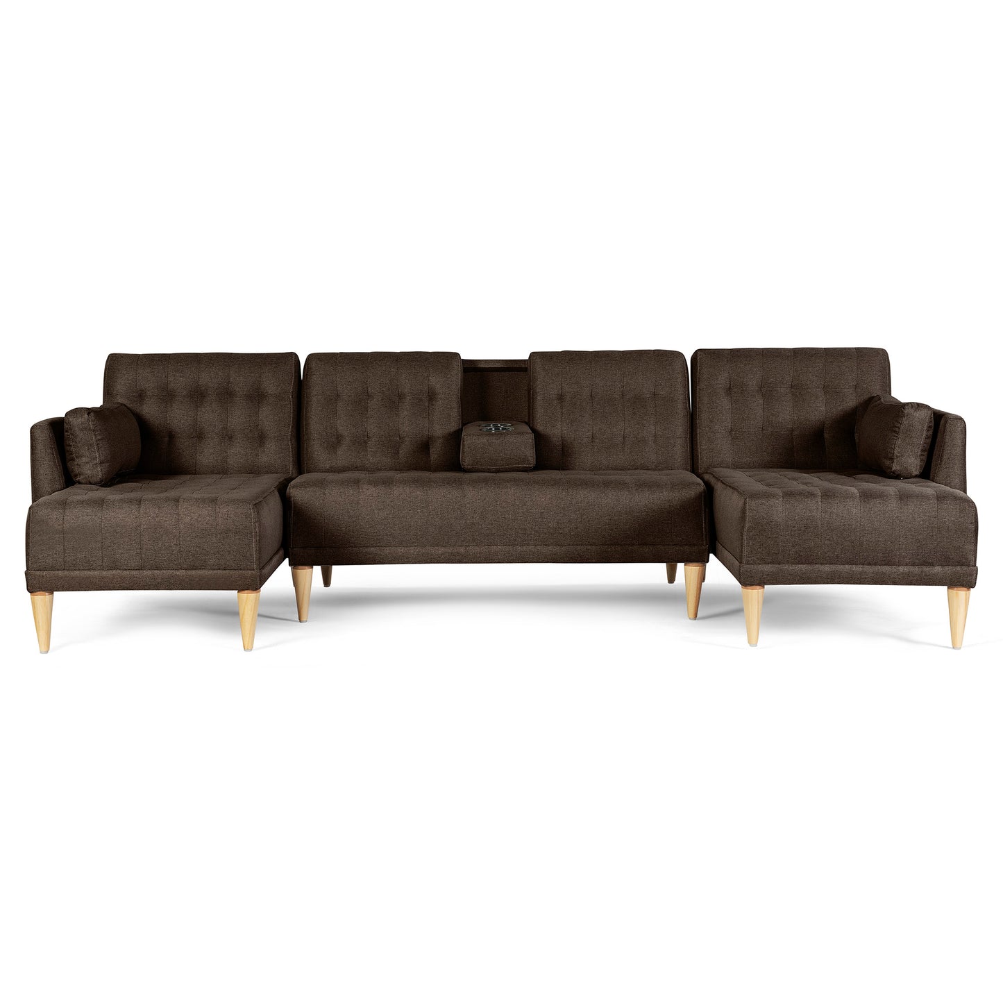 Sala Modular Doble Chaise Boyd Color Chocolate