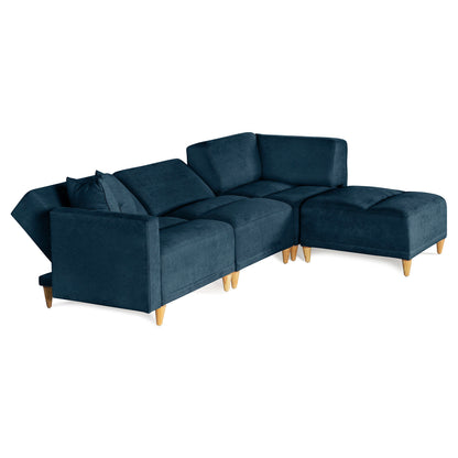 Sala modular Avalon de 4 modulos Color Azul