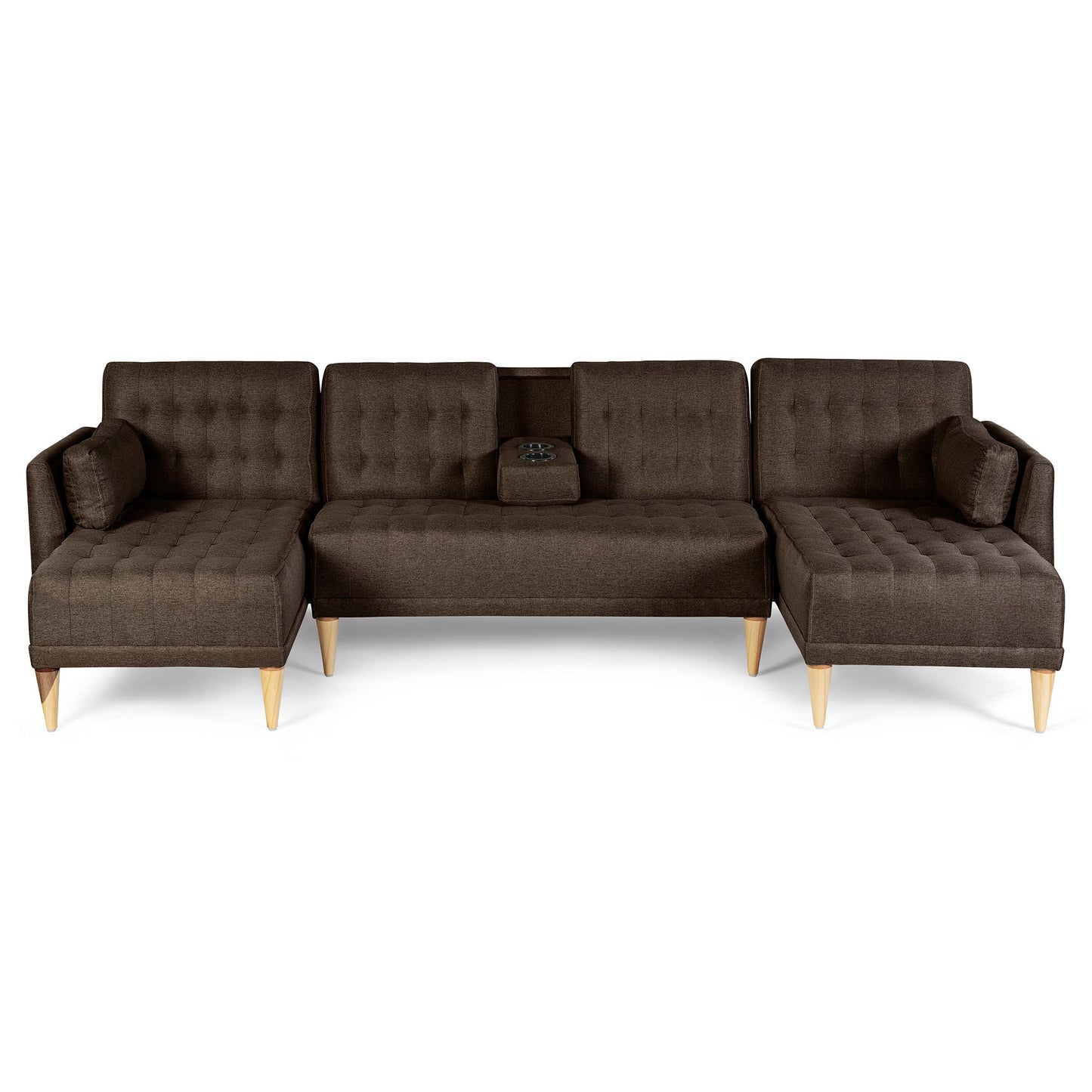 Sala Modular Doble Chaise Boyd Color Chocolate