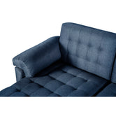 Sala Modular Doble Chaise Barker Color Azul