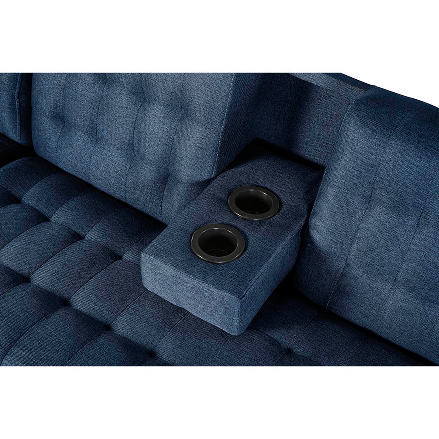 Sala Modular Doble Chaise Boyd Color Azul