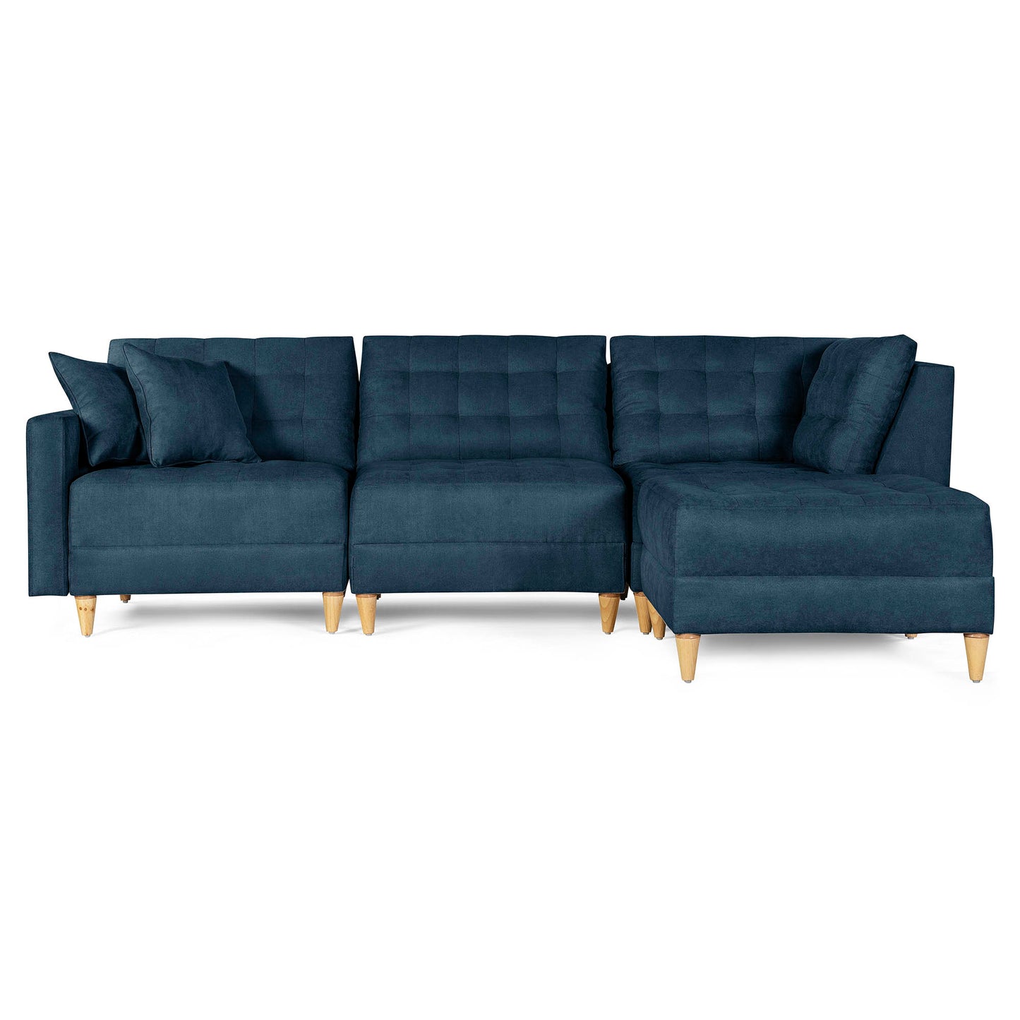 Sala Modular Godric de 4 modulos Color Azul